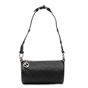 GUCCI Black Leather Shoulder Bag